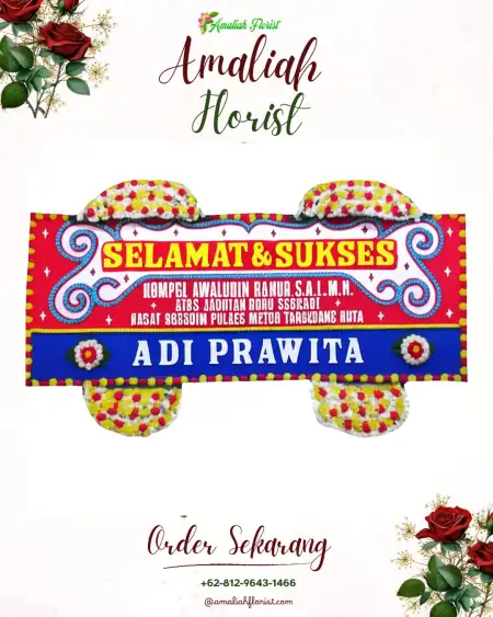 Papan Bunga Ucapan Selamat Banuaran Nan Xx